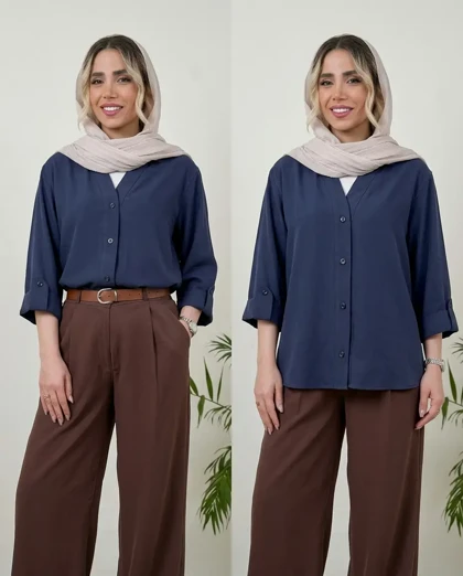 شومیز خنک زنانه مدل نوشه