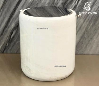 ست سرویس بهداشتی طرح سنگی سفید