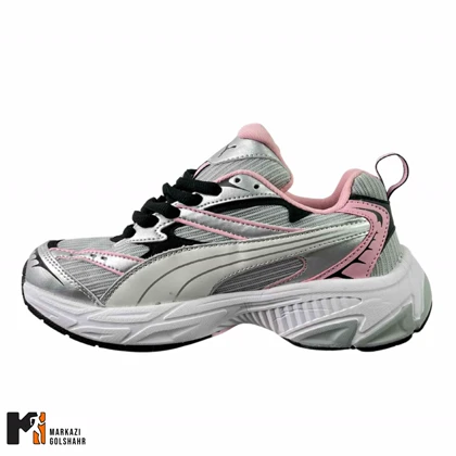 کفش ورزشی زنانه مرفیک طوسی صورتی
