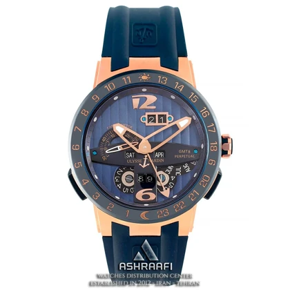 ساعت مچی اولیس ناردین سورمه‌ای Ulysse Nardin-20
