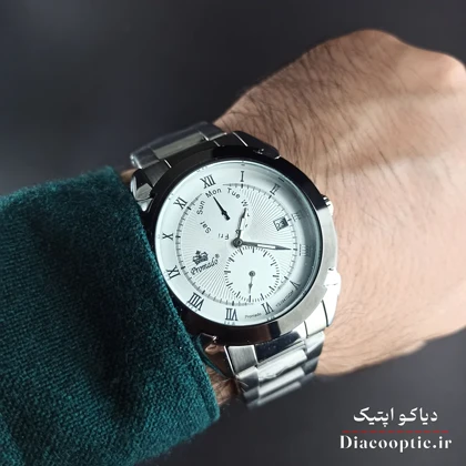 ساعت مچی مردانه برند پرومادو سه موتور مدل دو تقویم DO1106