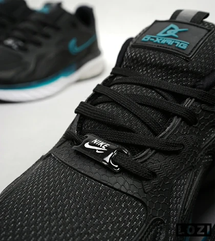 کفش کتانی مردانه مشکی آبی Nike air max pluse