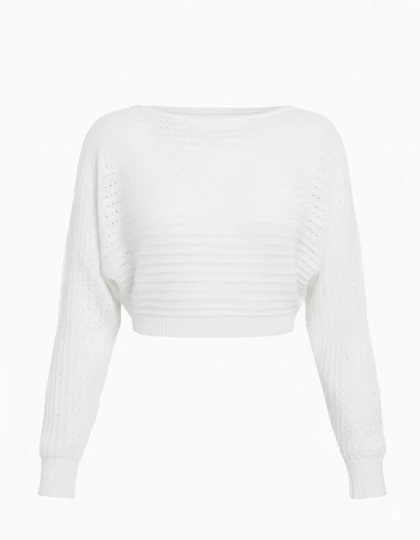 بافت کراپ بیسیک زنانه رزمری مدل Rose Merry CL3257