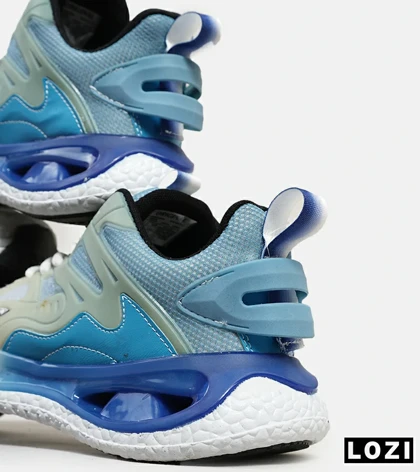 کفش کتانی مردانه آبی سفید ADIDAS Customize Run