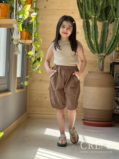 شلوارک گل رز