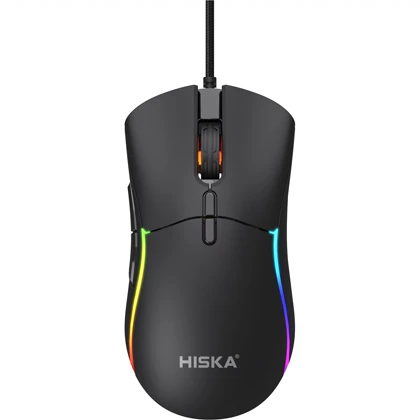 ماوس گیمینگ سیمی هیسکا HISKA مدل HX-MOG340