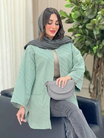 مانتو برش‌دار بغل چاک