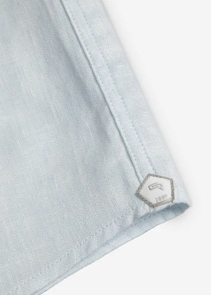 پیراهن طرح دار لینن 2510134