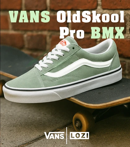 کفش کتانی مردانه سبز VANS OldSkool Pro BMX