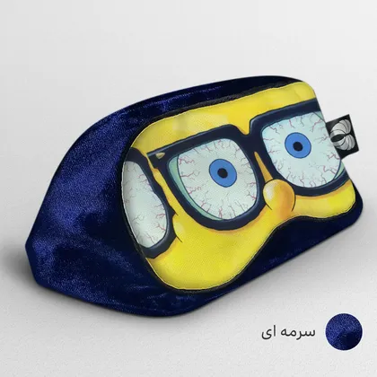 چشم بند بچگانه کاوا ماسک مدل باب اسفنجی کد1