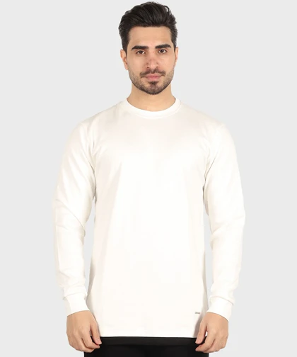 تیشرت آستین بلند مردانه ساده 2419