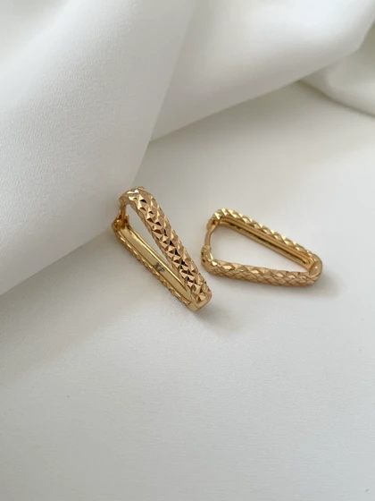 گوشواره مثلث تراش ژوپینگ