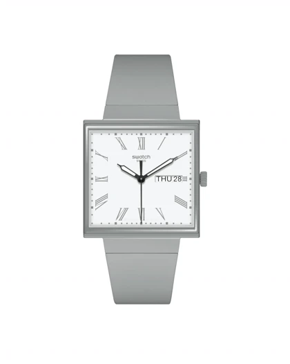 ساعت مچی سواچ SWATCH WHAT IF GRAY SO34M700