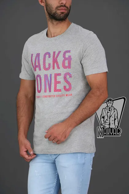 تیشرت آستین کوتاه JACK & JONES