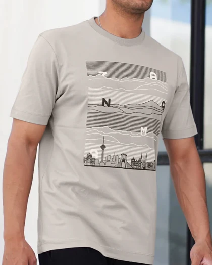تیشرت مردانه طرح تهران vk031469