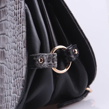 کیف دوشی و دستی زنانه چرم یلسان مدل مارال کد008-GC