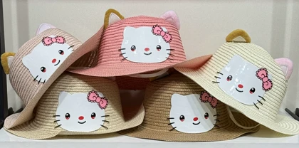 کلاه حصیری هلوکیتی وارداتی