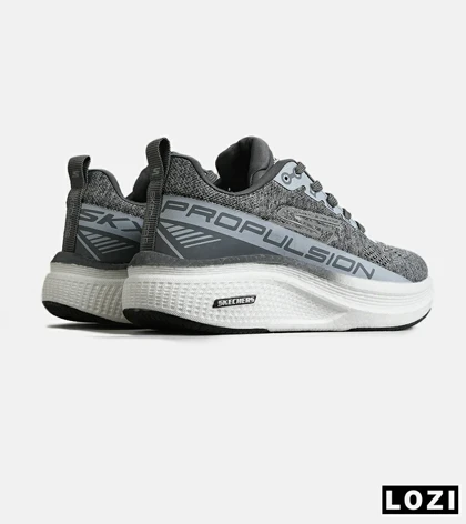 کفش کتانی طبی ورزشی طوسی SKECHERS Propulsion مدل 7886