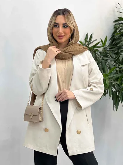مانتو جلو باز جیب نما