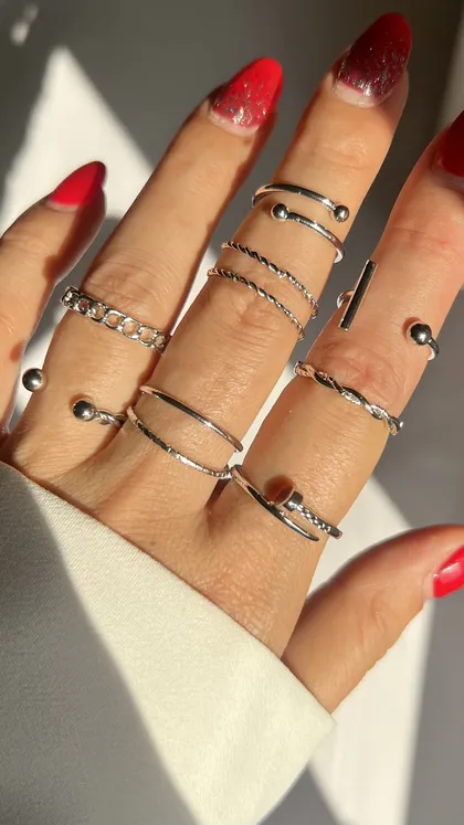 انگشتر پکی میخی ring pack