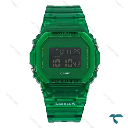 ساعت جیشاک DW5600 دیجیتالی سبز GShock-8227-U
