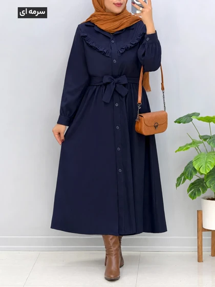 پیراهن عروسکی مخمل حورناز کد 968243