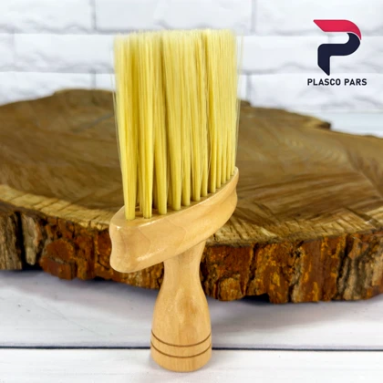 برس مویی آرایشی دسته کوتاه چوبی