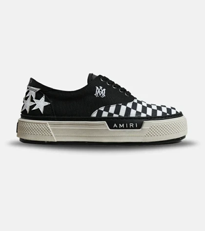 کفش اسنیکرزمشکی Amiri Stars Checkered مدل 5997