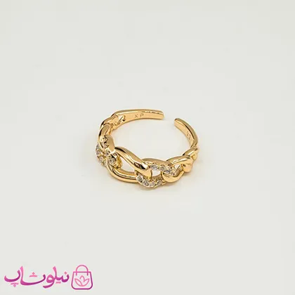 انگشتر زنانه ژوپینگ مدل کارتیه نگین‌دار