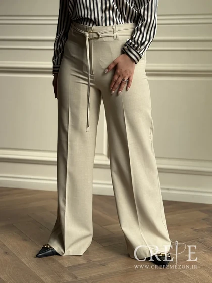 شلوار واید فلورانس سگک دار قد 110