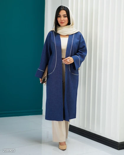 مانتو زنانه مدل بردین کد 2089