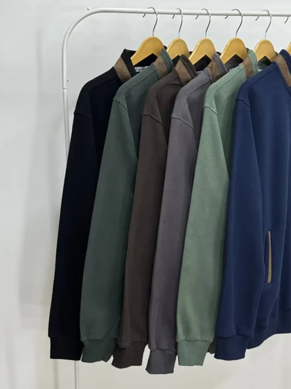 سویشرت مردانه جلو زیپ حامد