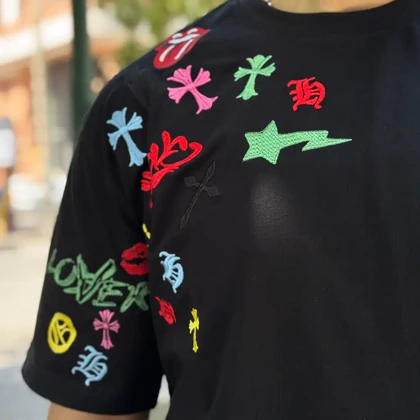 تیشرت کروم هارتز Chrome Hearts - SX مشکی 275