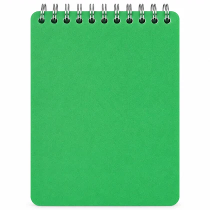 دفترچه یادداشت 80 برگ سیمی ساده سایز 1/16