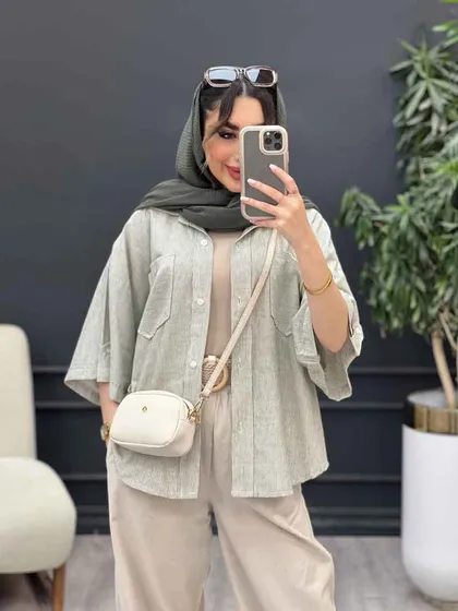 شومیز راه راه نگار
