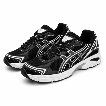 کفش کتانی بزرگ پا (کیفیتاورجینال) مدل اسیکس مشکی سفید ASICS
