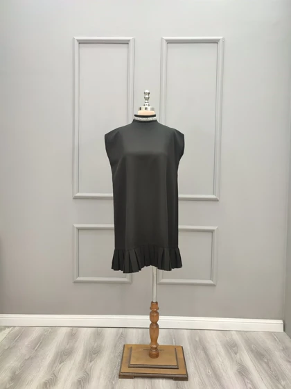 پیراهن کوتاه فری سایز نگین‌دار 2001