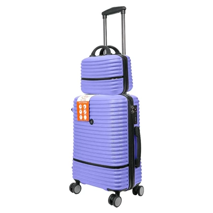 چمدان MR مدل MR-40353-B-SX سایز کوچک به همراه چمدان لوازم آرایشی