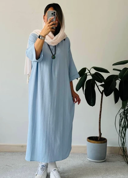 پیراهن مانتویی ساحل 8