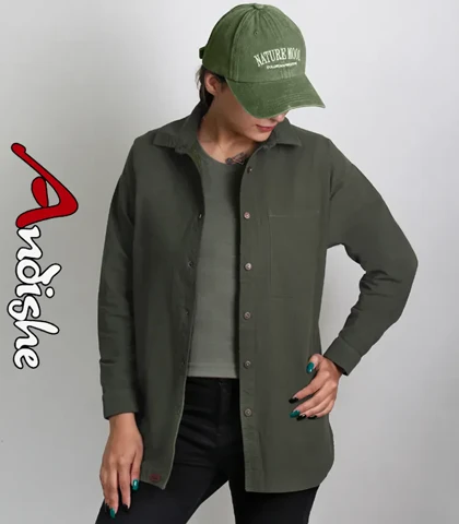 مانتو کتان زنانه مدل میراندا