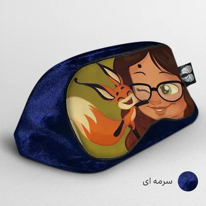 چشم بند بچگانه کاوا ماسک مدل دختر کفشدوزکی کد27
