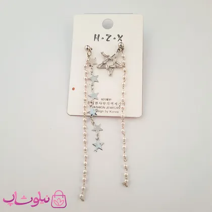 گوشواره زنانه فانتزی h.z.x طرح ستاره