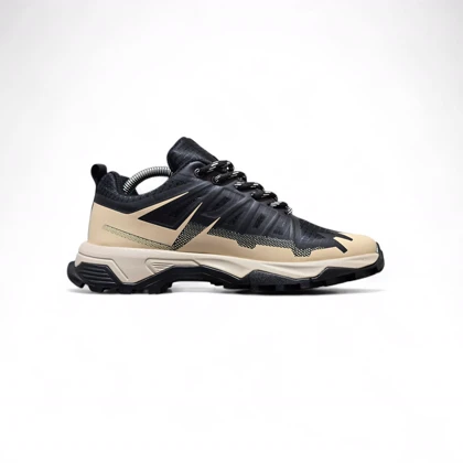 کتانی روزمره و طبیعتگردی سالامون مشکی کرم