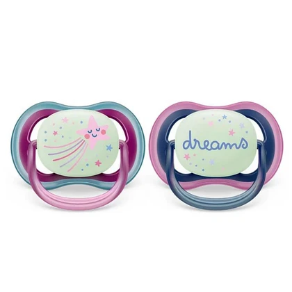 پستانک شب تاب اونت اولترا ایر 6 - 18 ماه تکی مدل SCF376/07