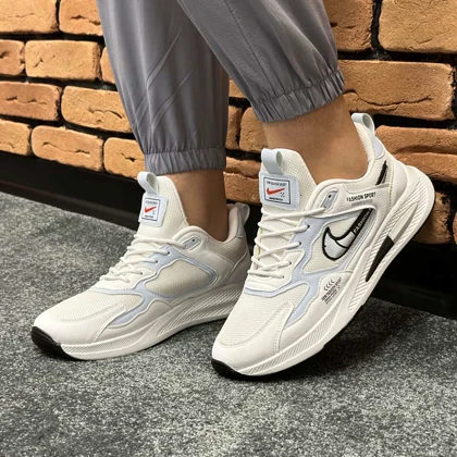 کفش و کتانی مردانه مدل نایک NIKE رنگ سفید