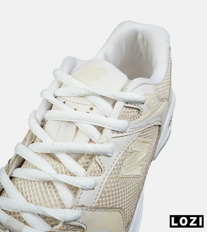 کفش کتانی مردانه و زنانه کرم سفید NEW BALANCE 530 مدل 8535