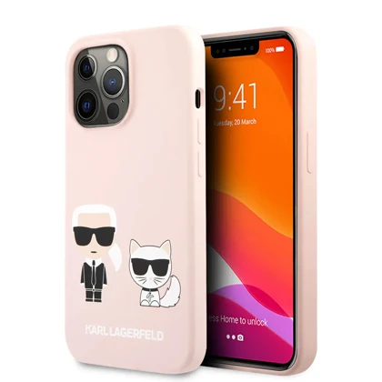 قاب گوشی iphone 14 اورجینال صورتی مدل لاگرفلد کد2