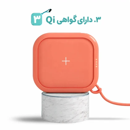 پاوربانک وایرلس مایپو MIPOW مدل SPX01W-T توان 18 وات ظرفیت 10000