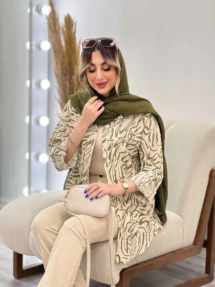 شومیز طرح دار ستیا