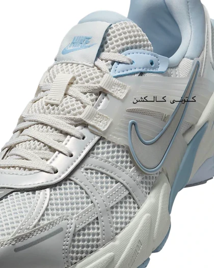 کتانی نایک وی تو کی ران سفید آبی Nike V2K Run platinum Tint/Summit white